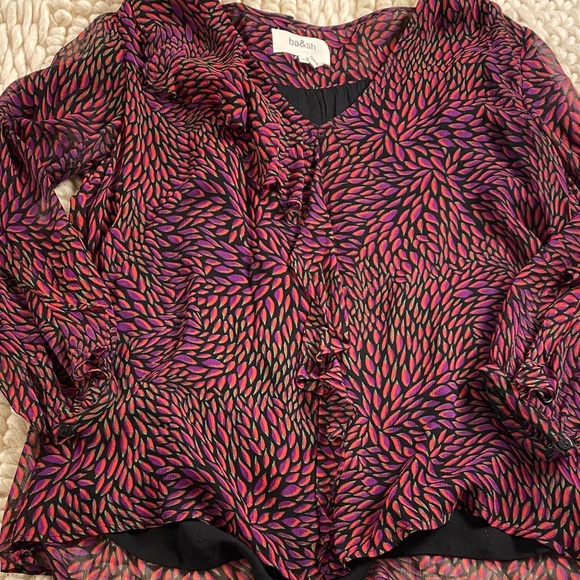 ba&sh Grace Ruffle Blouse - Picture 2 of 8